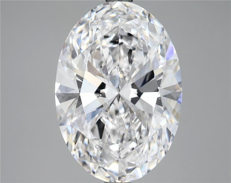 4.76ct Oval, D VS1 — IGI