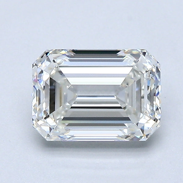 1.32ct EMERALD, H IF — GIA
