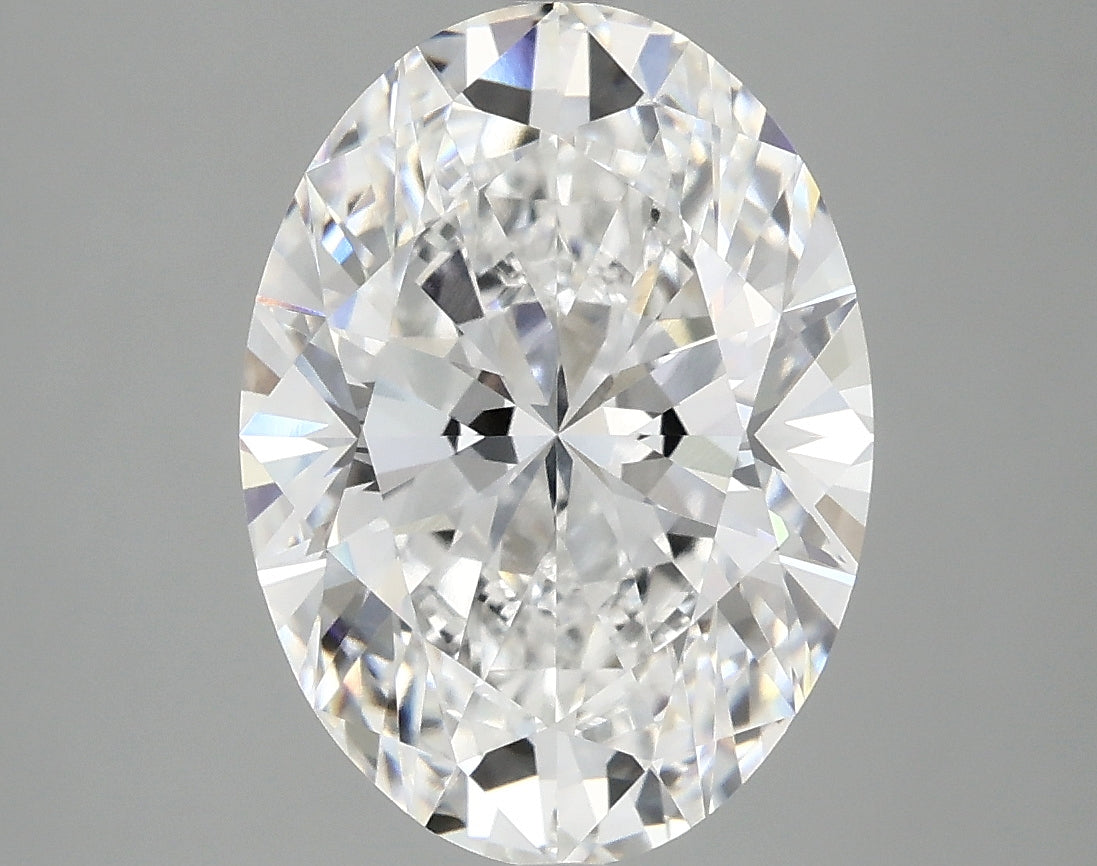 4.09ct Oval Lab-Grown Diamond — D VVS2, IGI Certified