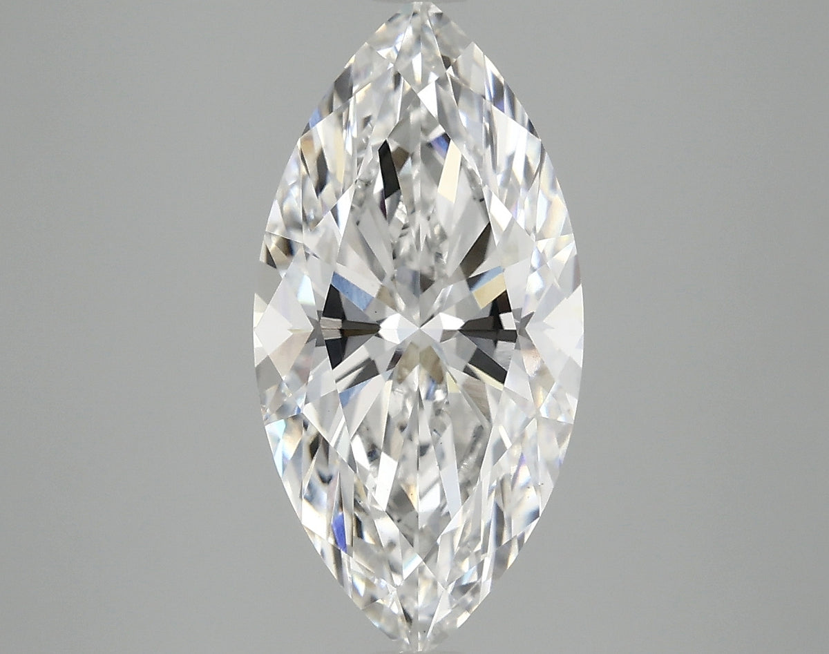 3.43ct Marquise, F VS1 — IGI