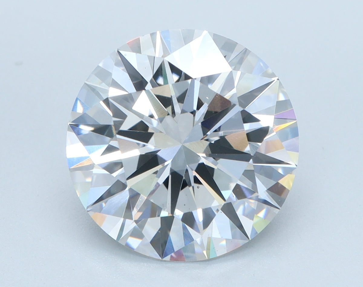 4.16ct Round, D VS2 — IGI