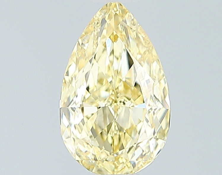 1.11ct Pear Fancy Intense Yellow Lab-Grown Diamond — VS1 | IGI