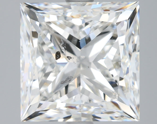3.8ct Princess, F SI2 — GIA