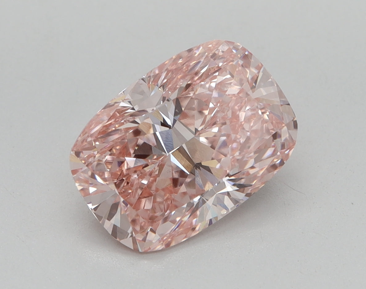 2.08ct Cushion Fancy Vivid Pink Lab-Grown Diamond — VS1 | IGI