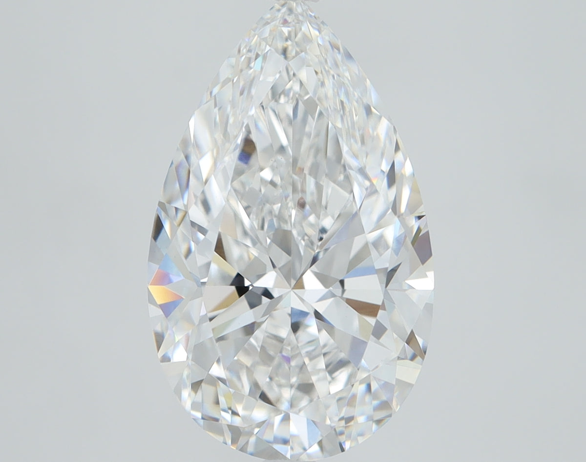 4.02ct Pear, F VVS2 — IGI