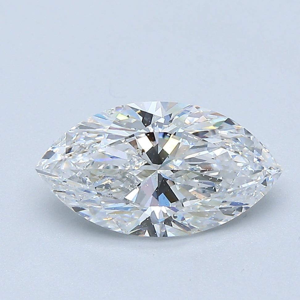 1.7ct Marquise Natural Diamond — E SI2, GIA Certified