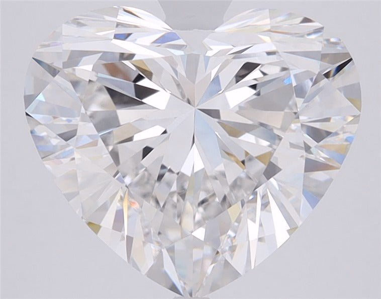 3.02ct Heart Lab-Grown Diamond — F VVS2, IGI Certified