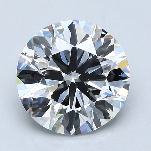 2.0ct Round, E VS2 — GIA