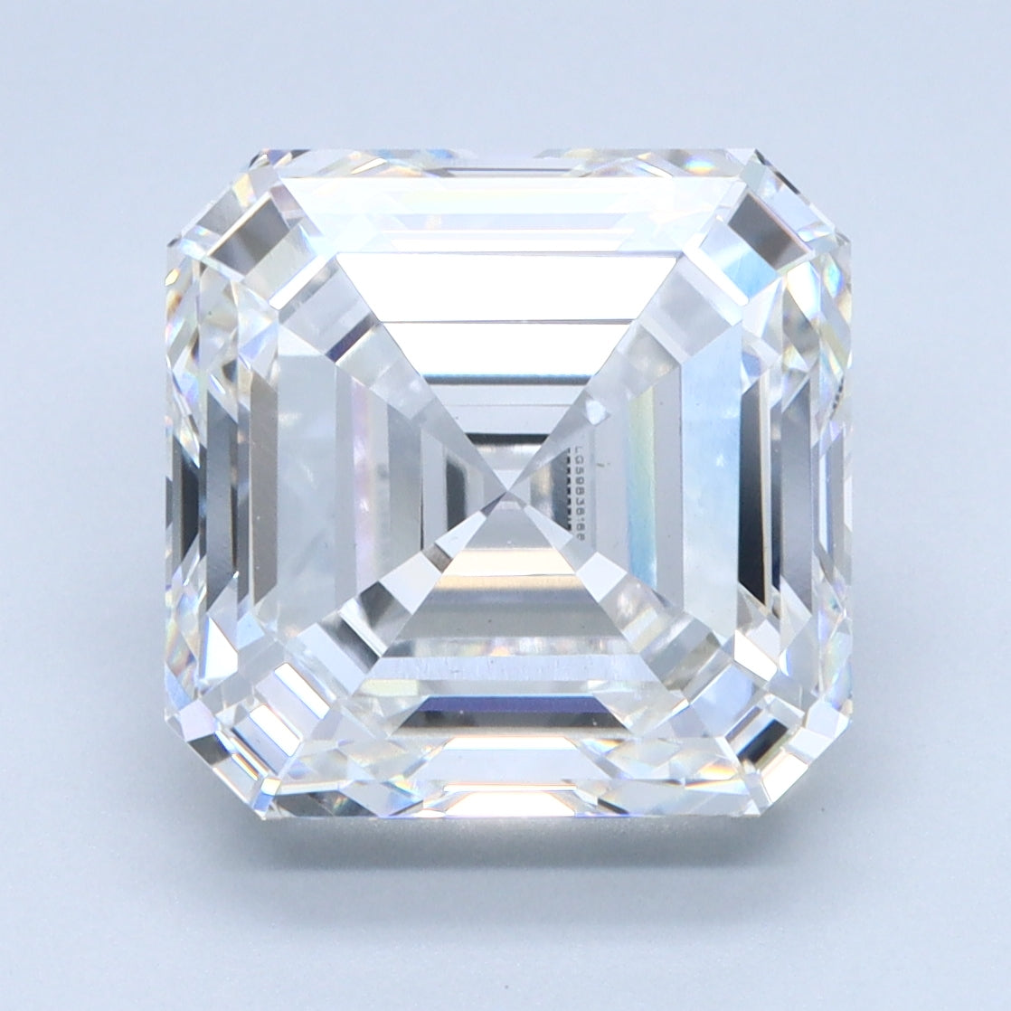5.77ct Asscher, F VS1 — IGI