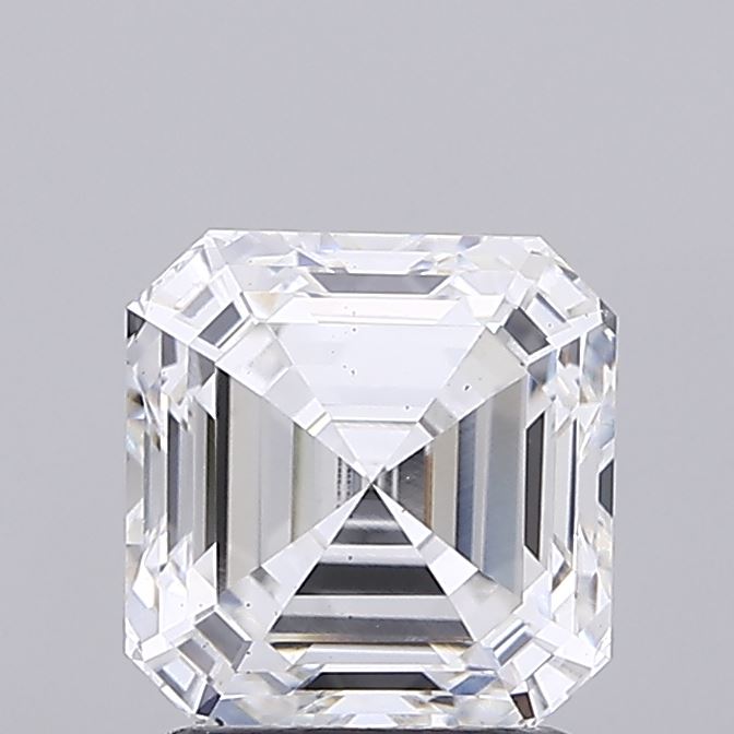 2.22ct Asscher, F VS2 — IGI