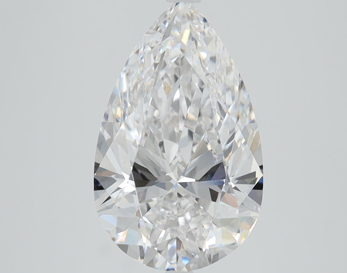 2.69ct Pear, D VVS1 — IGI
