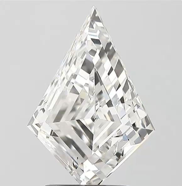 5.27ct Kite Step Cut, F VVS2 — IGI