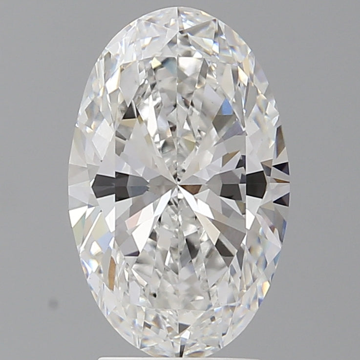 3.1ct Oval Lab-Grown Diamond — E VVS2, IGI Certified