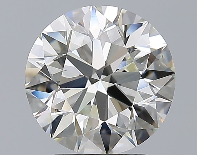 2.5ct Round Natural Diamond — J VS2, GIA Certified
