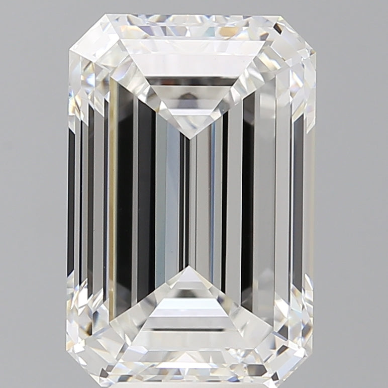 6.55ct Emerald Lab-Grown Diamond — F VVS2, IGI Certified