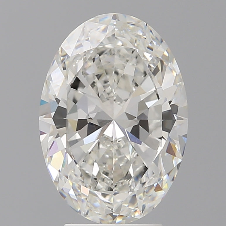 4.06ct Oval Lab-Grown Diamond — F VVS2, IGI Certified