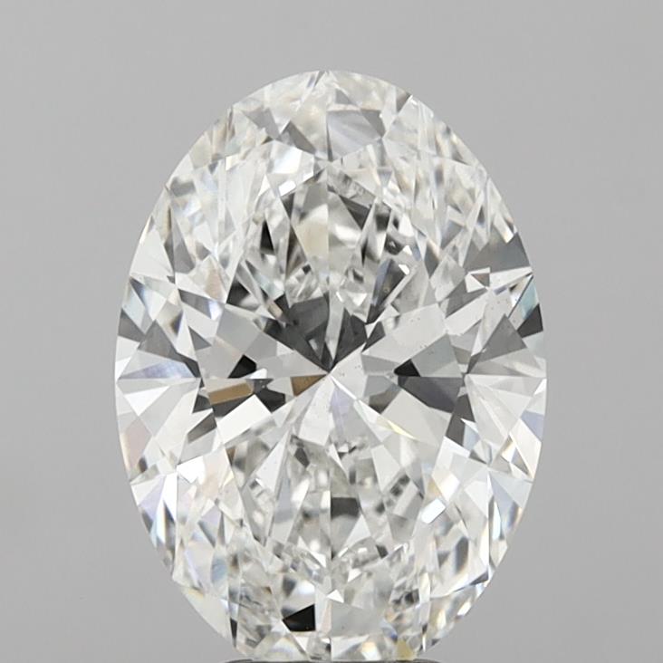 5.07ct Oval, F VS2 — IGI