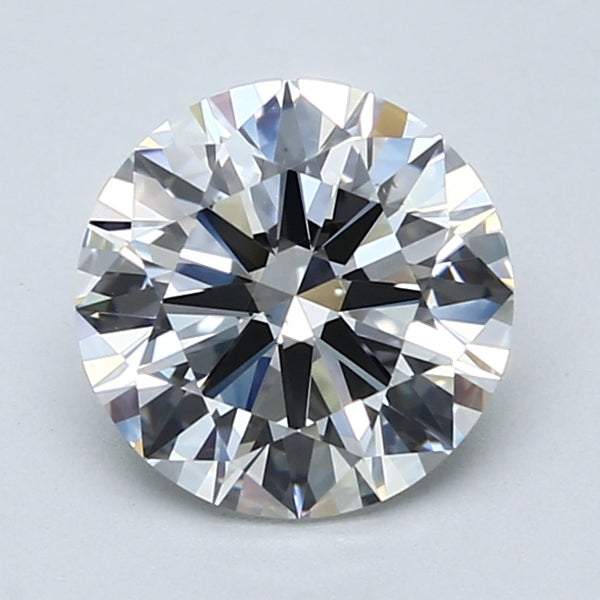 2.01ct Round, E VS1 — GIA