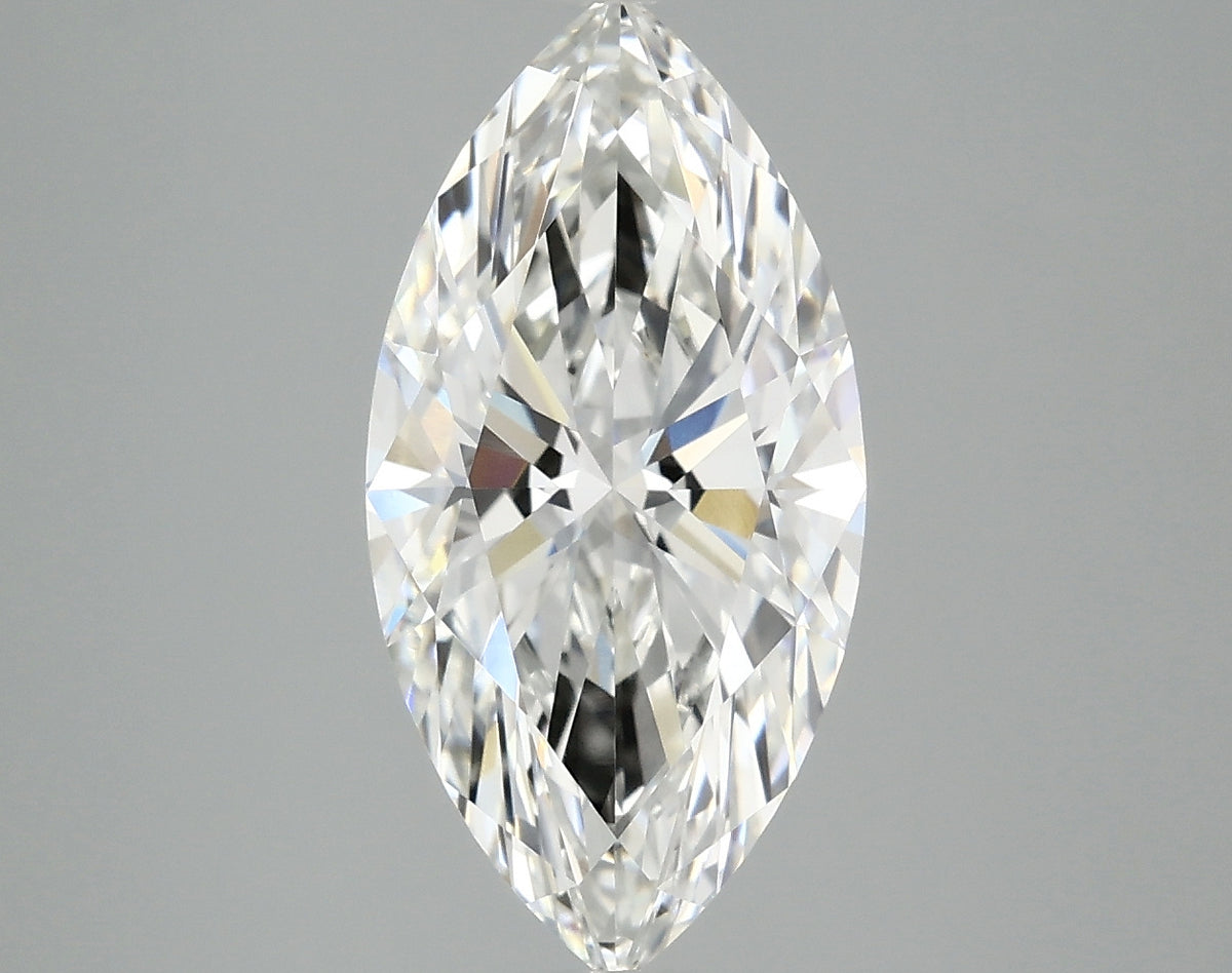 3.09ct Marquise Lab-Grown Diamond — F VVS2, IGI Certified