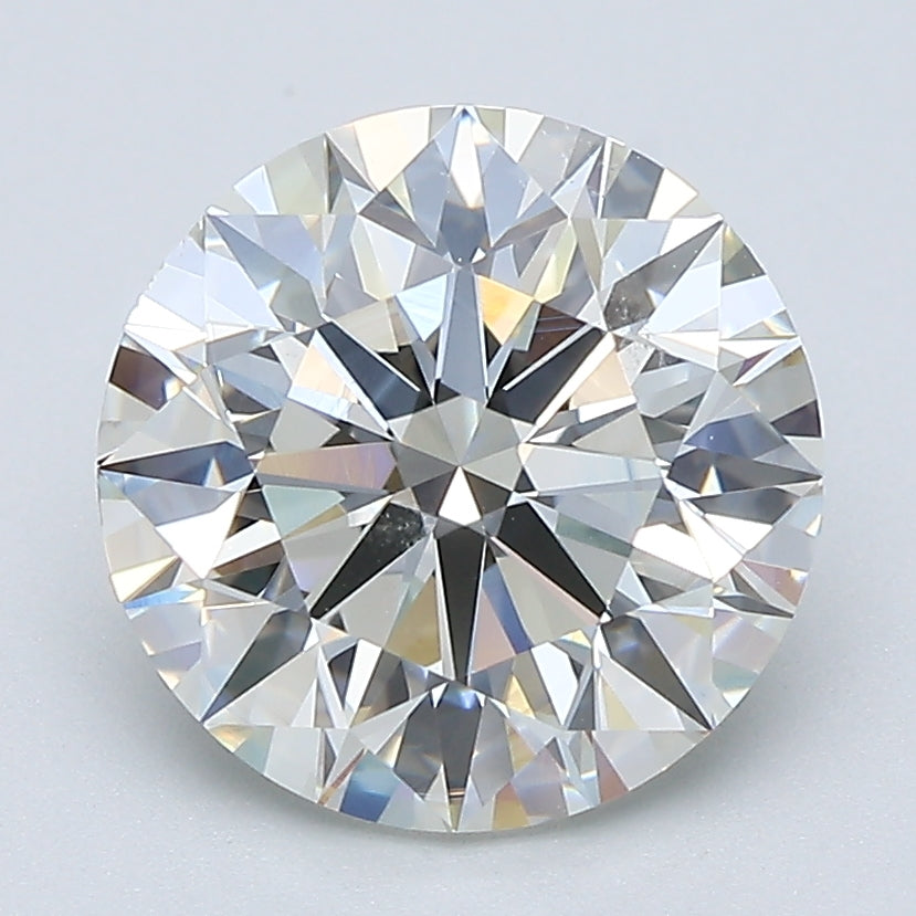 3.01ct Round Natural Diamond — J SI1, GIA Certified