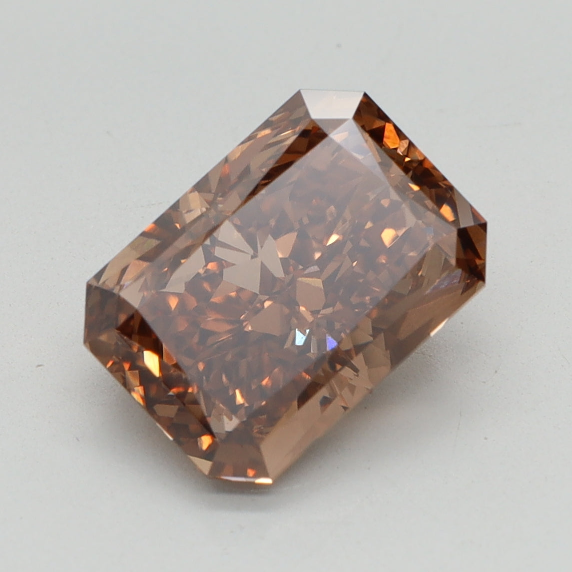 3.00ct Radiant Fancy Brown Lab-Grown Diamond — VVS2 | IGI
