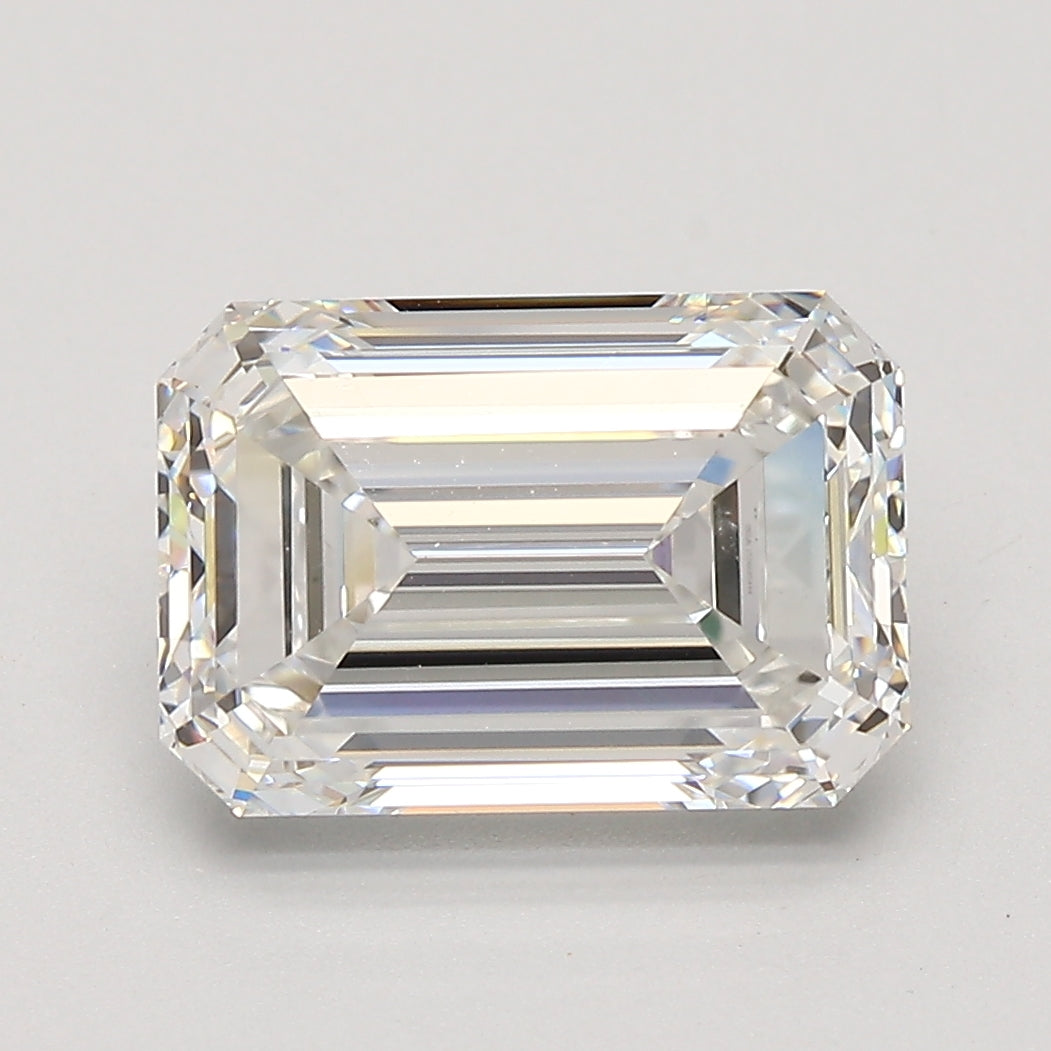 3.6ct Emerald Natural Diamond — G VS2, GIA Certified