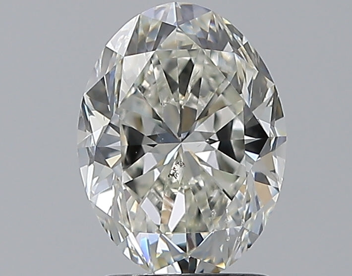 2.0ct Oval Natural Diamond — I SI2, GIA Certified