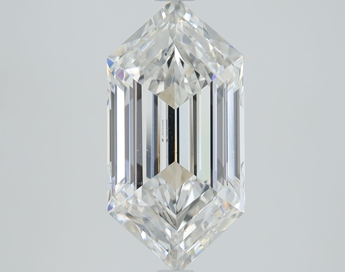 2.6ct Hexagonal Step Lab-Grown Diamond — E VS2, IGI Certified