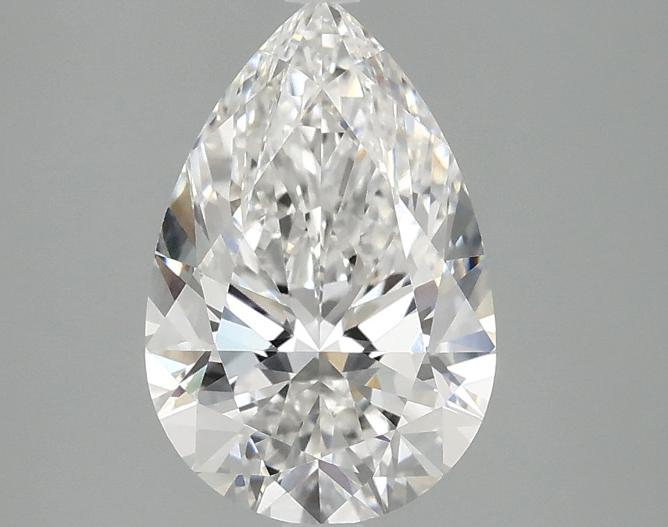 2.5ct Pear, F VVS2 — IGI