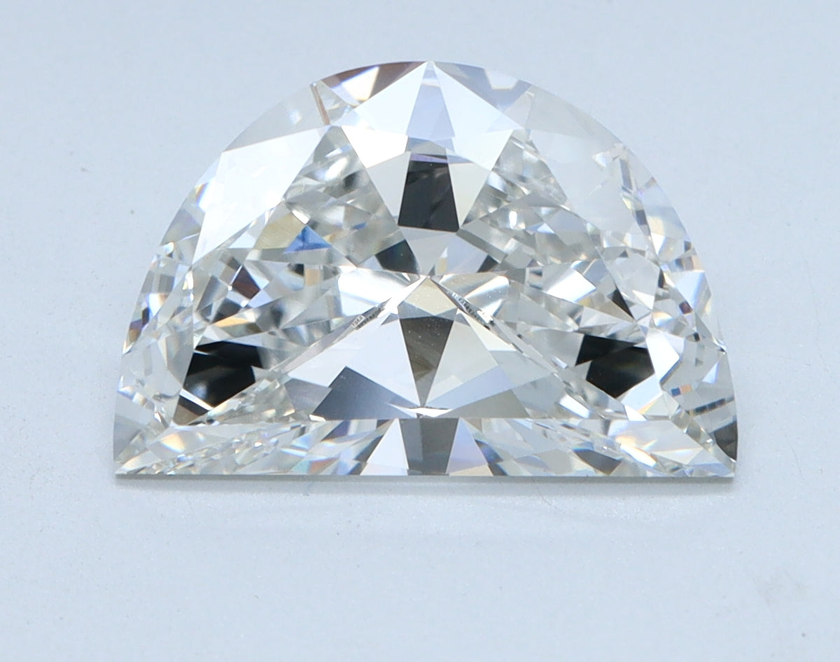 2.51ct Halfmoon, F VVS2 — IGI