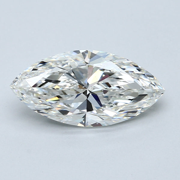 2.5ct Marquise Natural Diamond — H VS2, GIA Certified