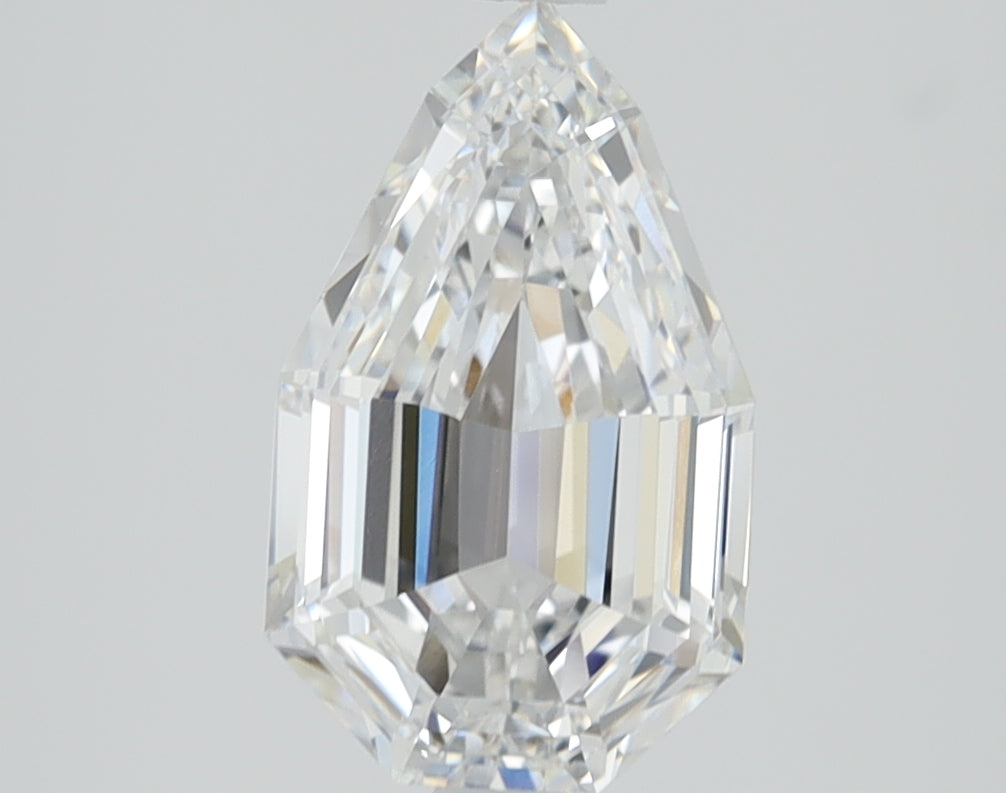 2.03ct Pear Step, D VVS2 — IGI