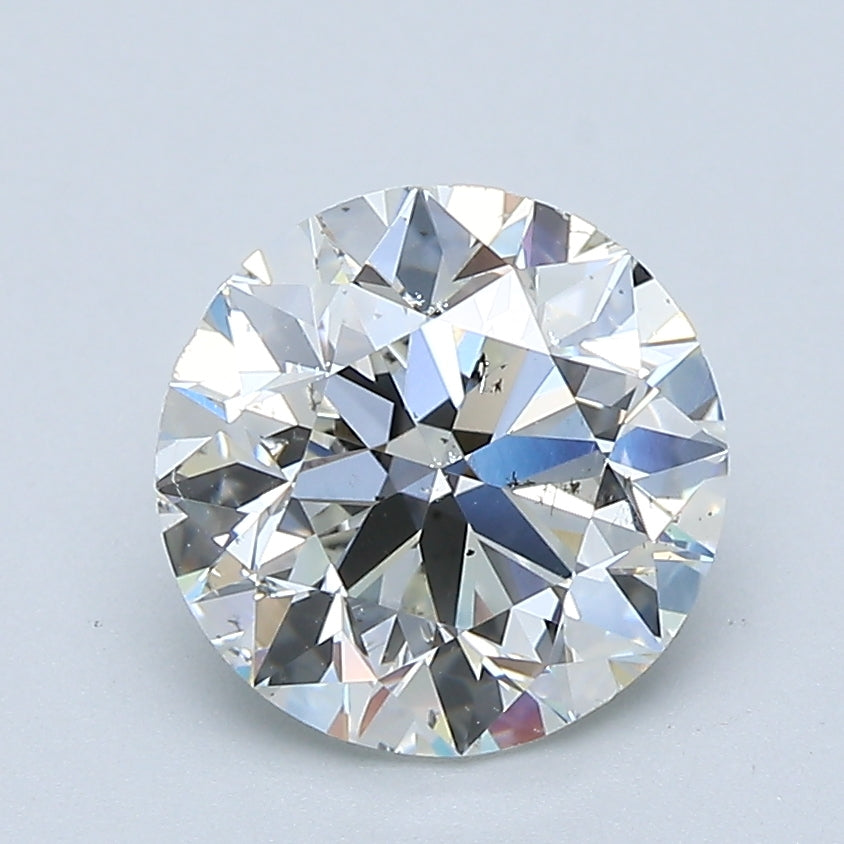 2.0ct Round, H SI1 — GIA