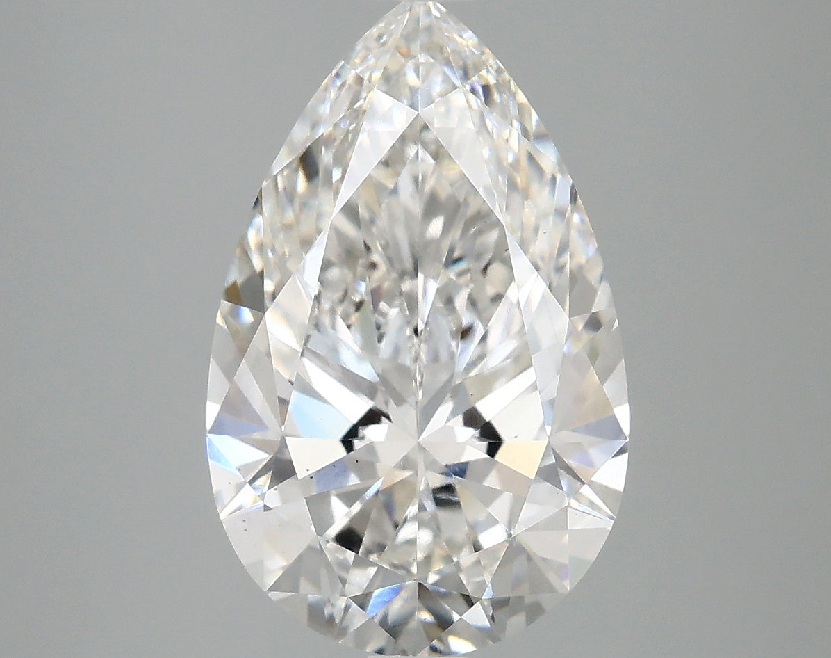 3.74ct Pear, F VS2 — IGI