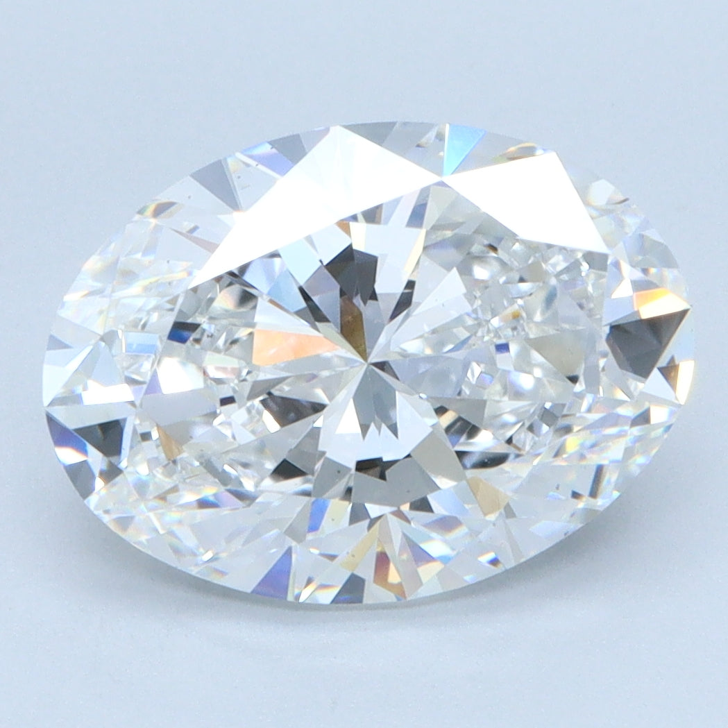 3.49ct Oval, E VS2 — IGI
