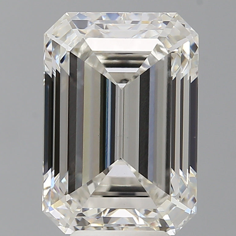 6.44ct Emerald Lab-Grown Diamond — F VVS2, IGI Certified