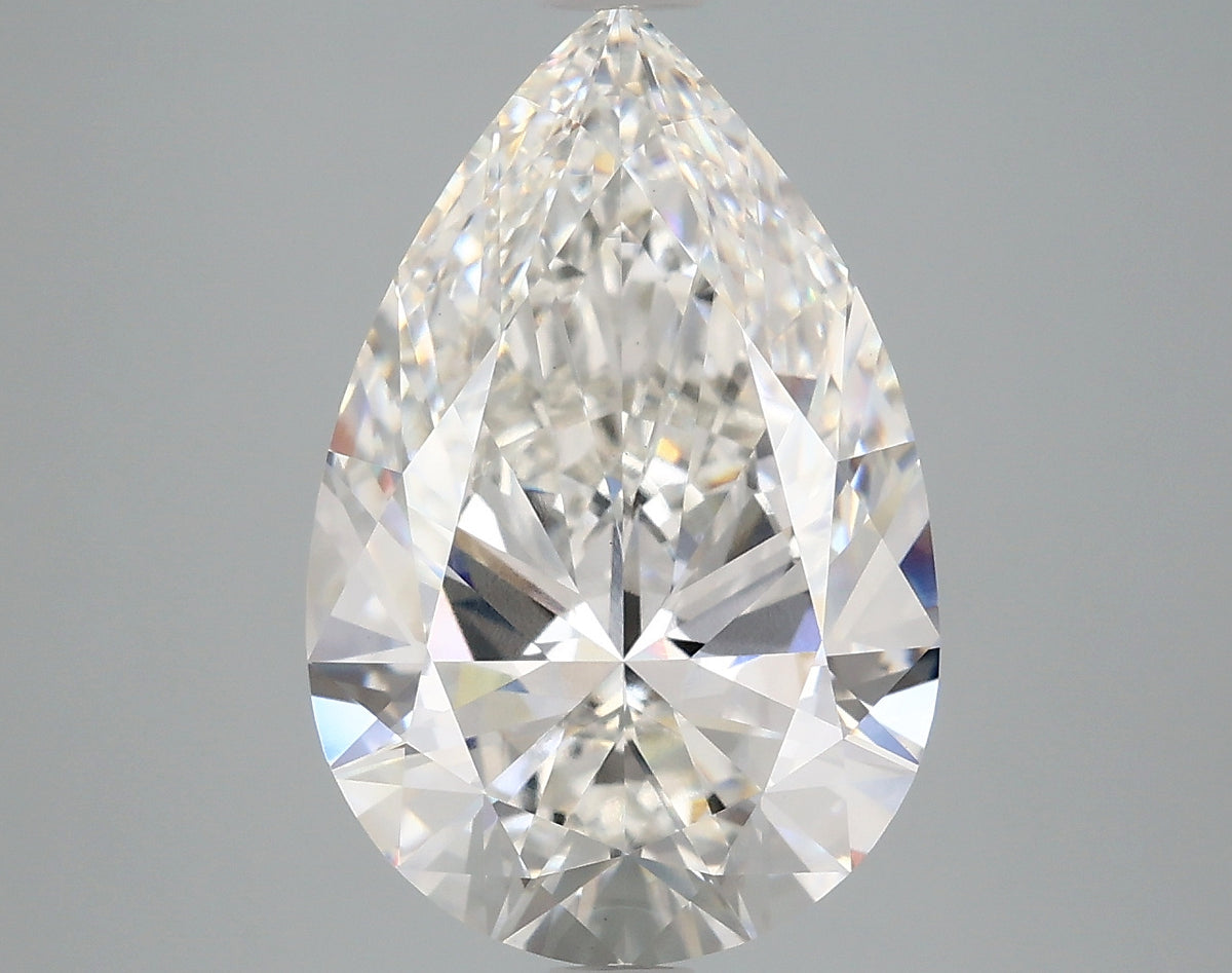4.85ct Pear, F VVS2 — IGI