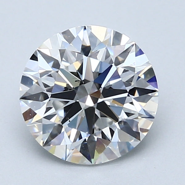 2.0ct Round, D VS2 — GIA