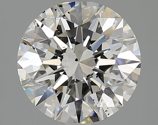 3.01ct Round, H SI2 — GIA