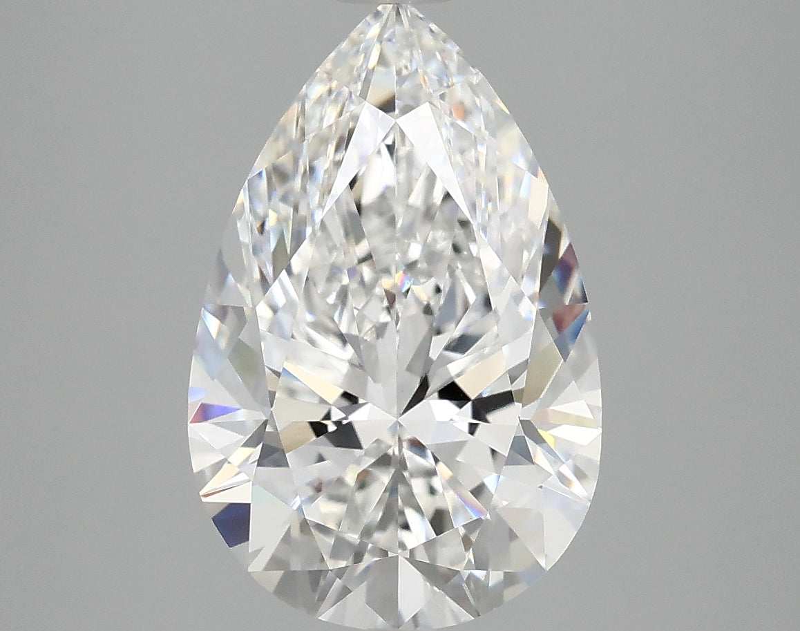 4.1ct Pear, D VVS2 — IGI