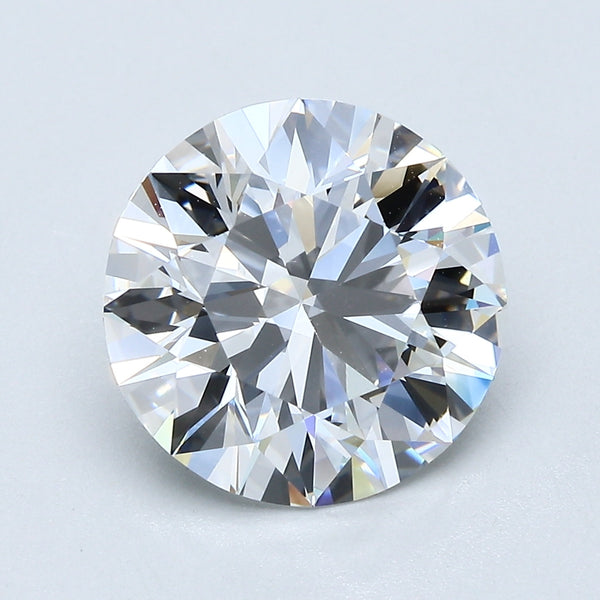 4.01ct Round, F VVS2 — GIA