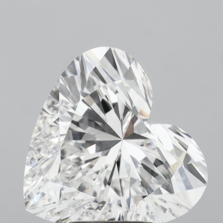 3.72ct Heart Lab-Grown Diamond — D VVS2, IGI Certified