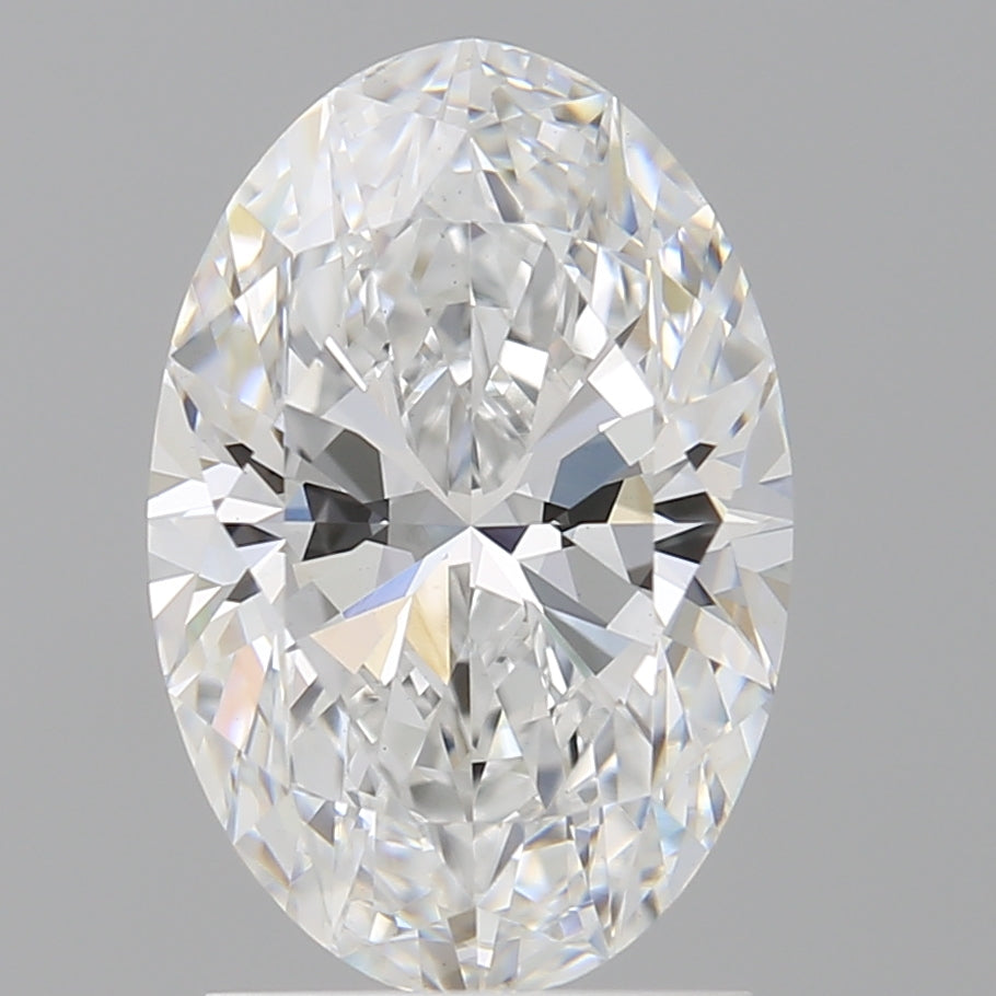 2.1ct Oval Lab-Grown Diamond — E VS1, IGI Certified