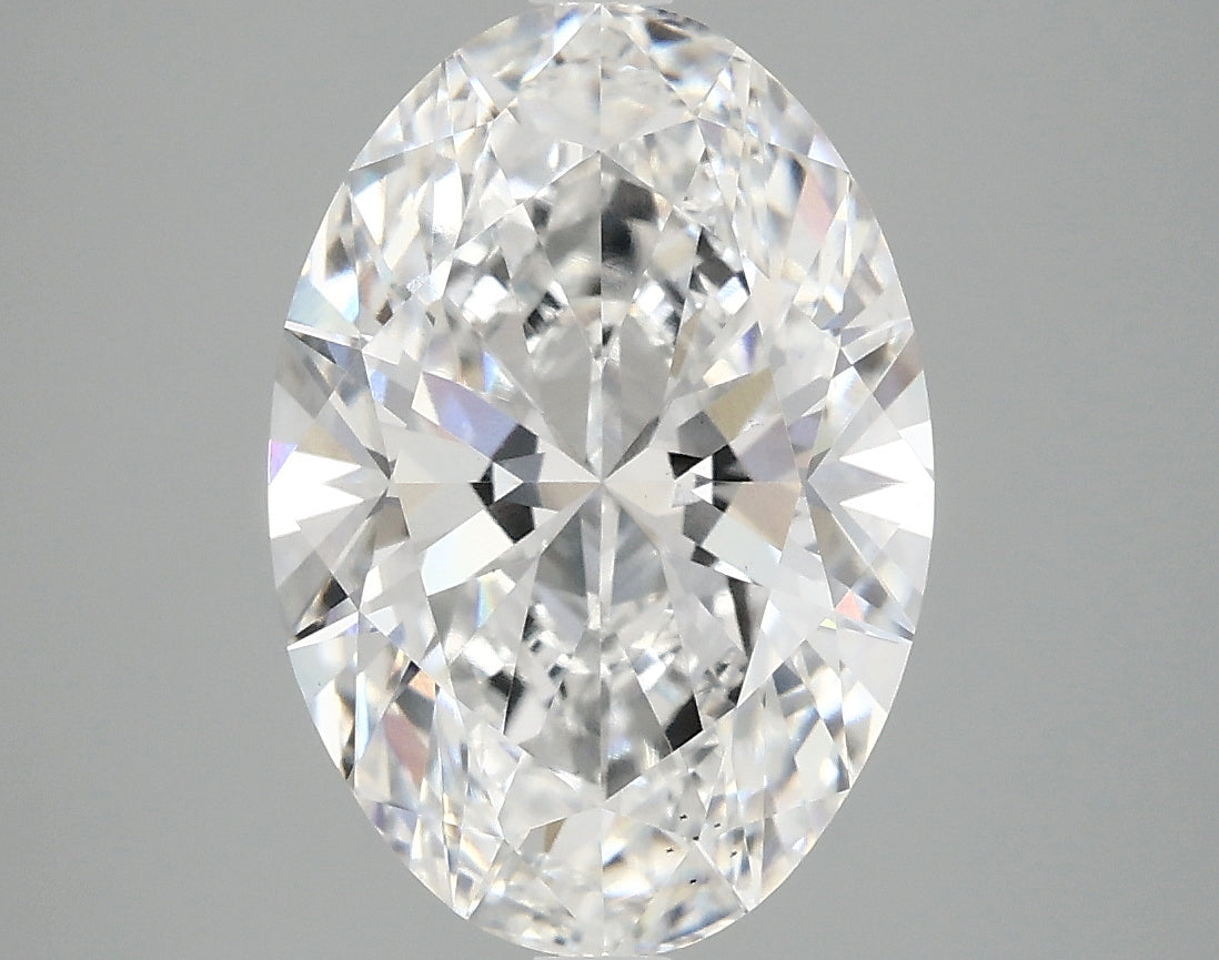 3.99ct Oval, D VS2 — IGI