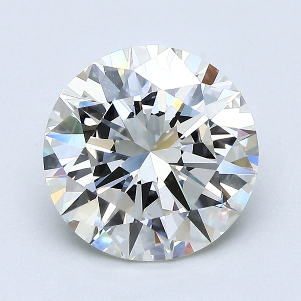 3.0ct Round, J VS1 — GIA