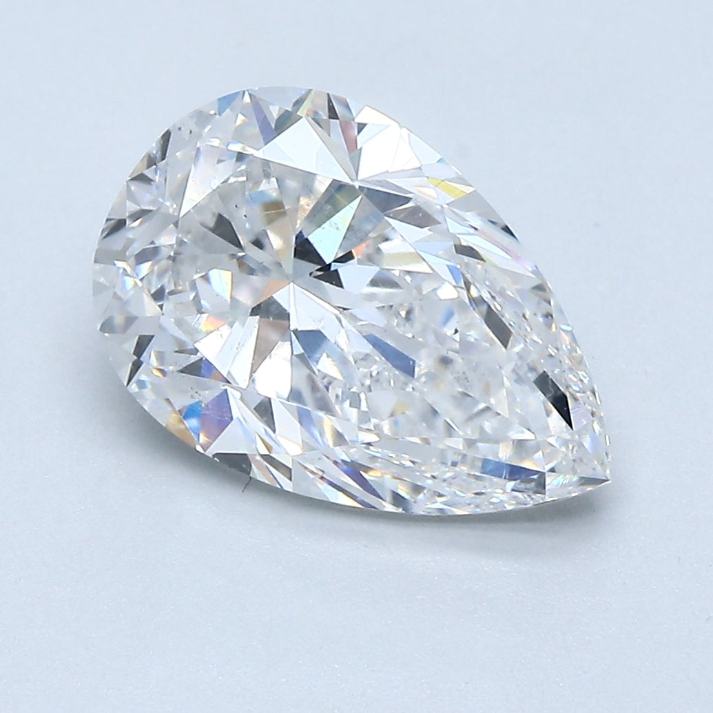 3.01ct Pear Natural Diamond — E SI1, GIA Certified