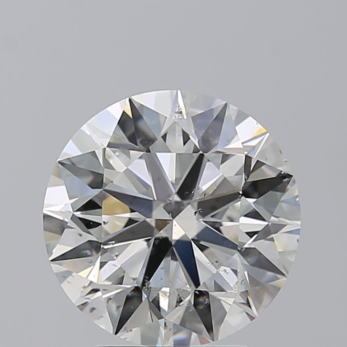 4.01ct Round, H SI2 — GIA — Laura Milman New York
