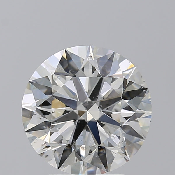4.01ct Round, H SI2 — GIA