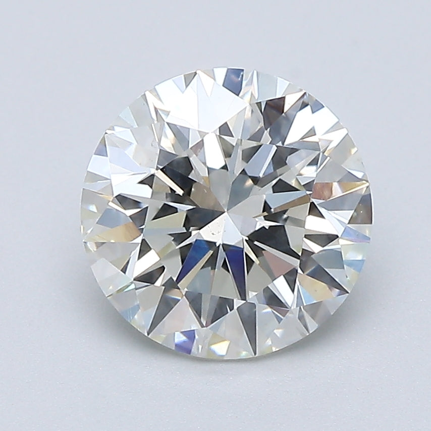 2.03ct Round Natural Diamond — J SI1, GIA Certified