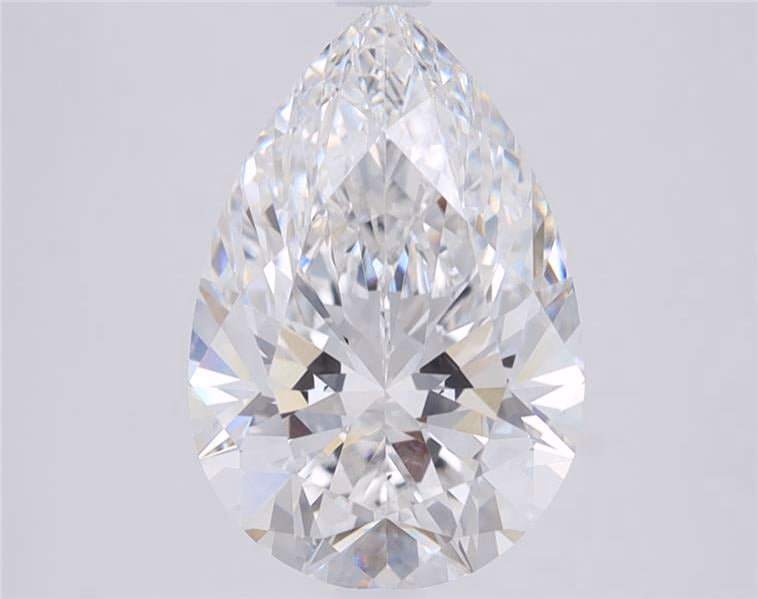 4.03ct Pear, D VVS1 — IGI